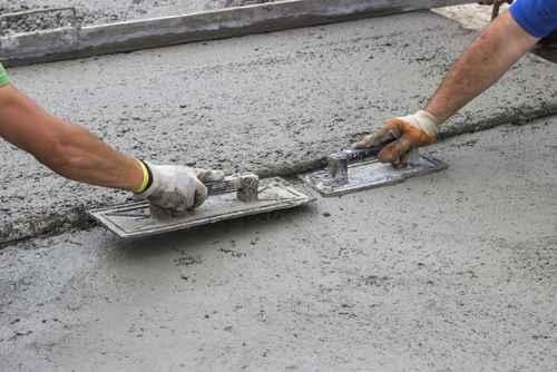 Concrete finishing