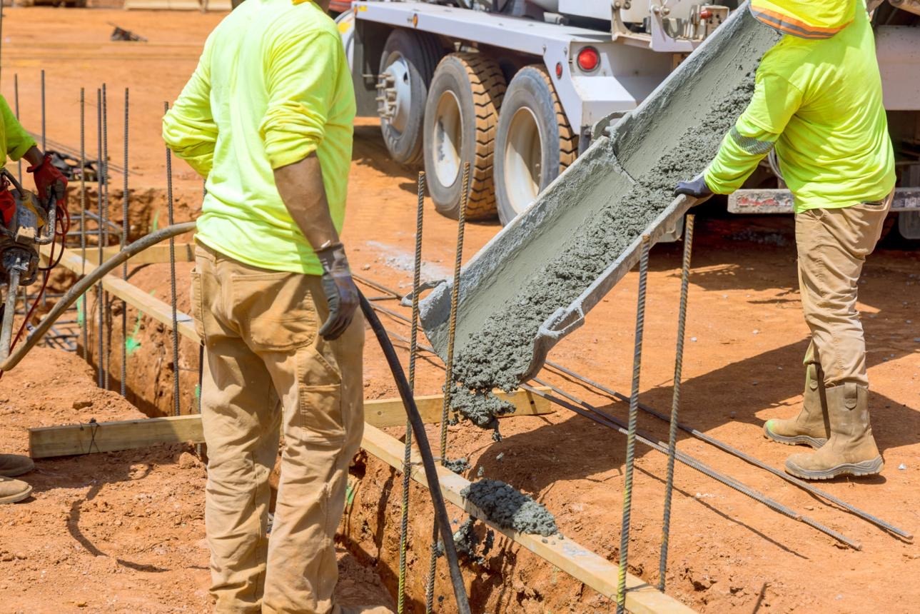 Concrete pouring